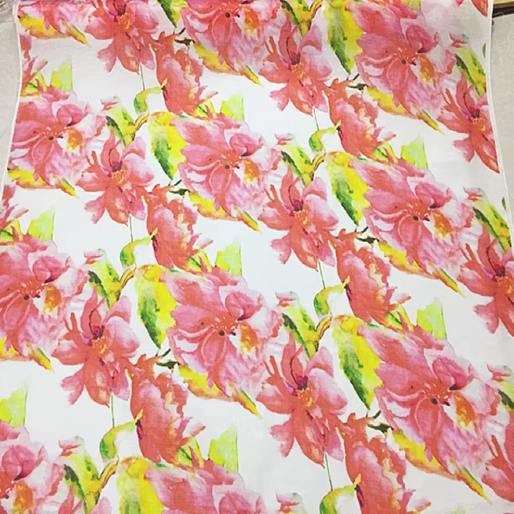 Promotion Discount Printed Red Yellow Big Flower Floral Silk linen Fabric for Bright Breathable Casual Dress Robe
Promotion Discount Printed Red Yellow Big Flower Floral Silk linen Fabric for Bright Breathable Casual Dress Robe
