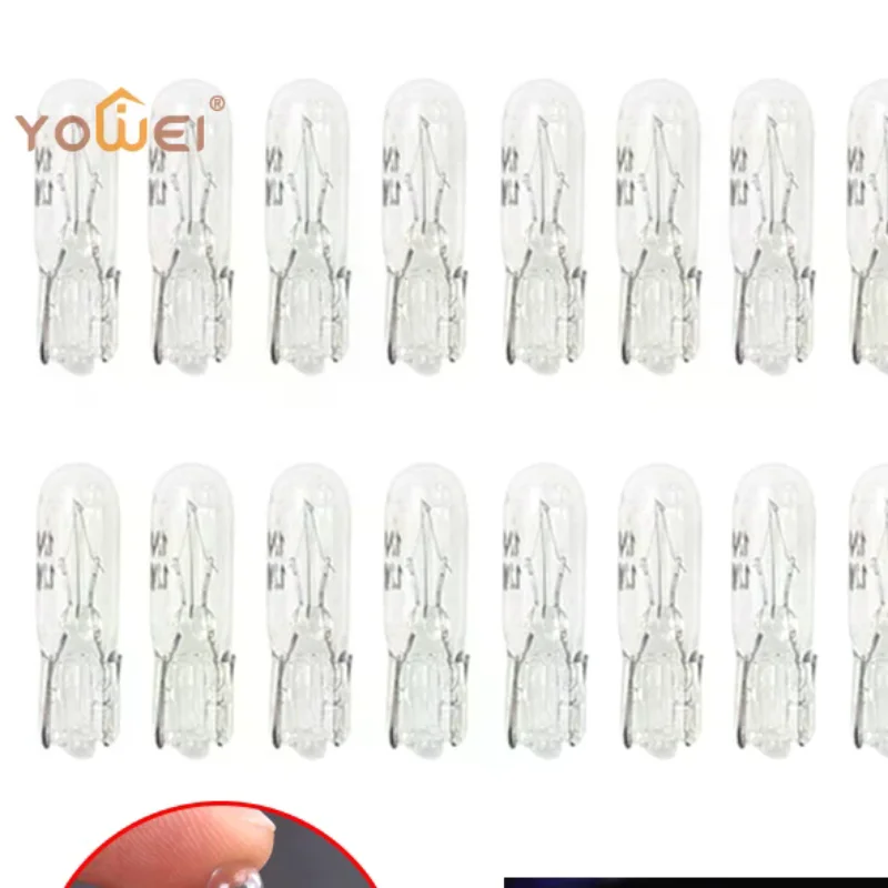 20Pcs T5 2W Halogen Lamp Bulb 12V Car Instrument Lights Dashboard Bulb Auto Interior Warnning Indicator Light Accessories
20Pcs T5 2W Halogen Lamp Bulb 12V Car Instrument Lights Dashboard Bulb Auto Interior Warnning Indicator Light Accessories