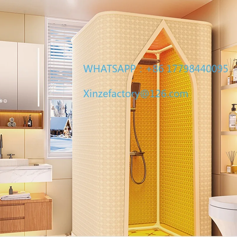 Customizable bath tent bath cover bath net winter warm temporary simple bathroom insulation cover shower curtain household
Customizable bath tent bath cover bath net winter warm temporary simple bathroom insulation cover shower curtain household