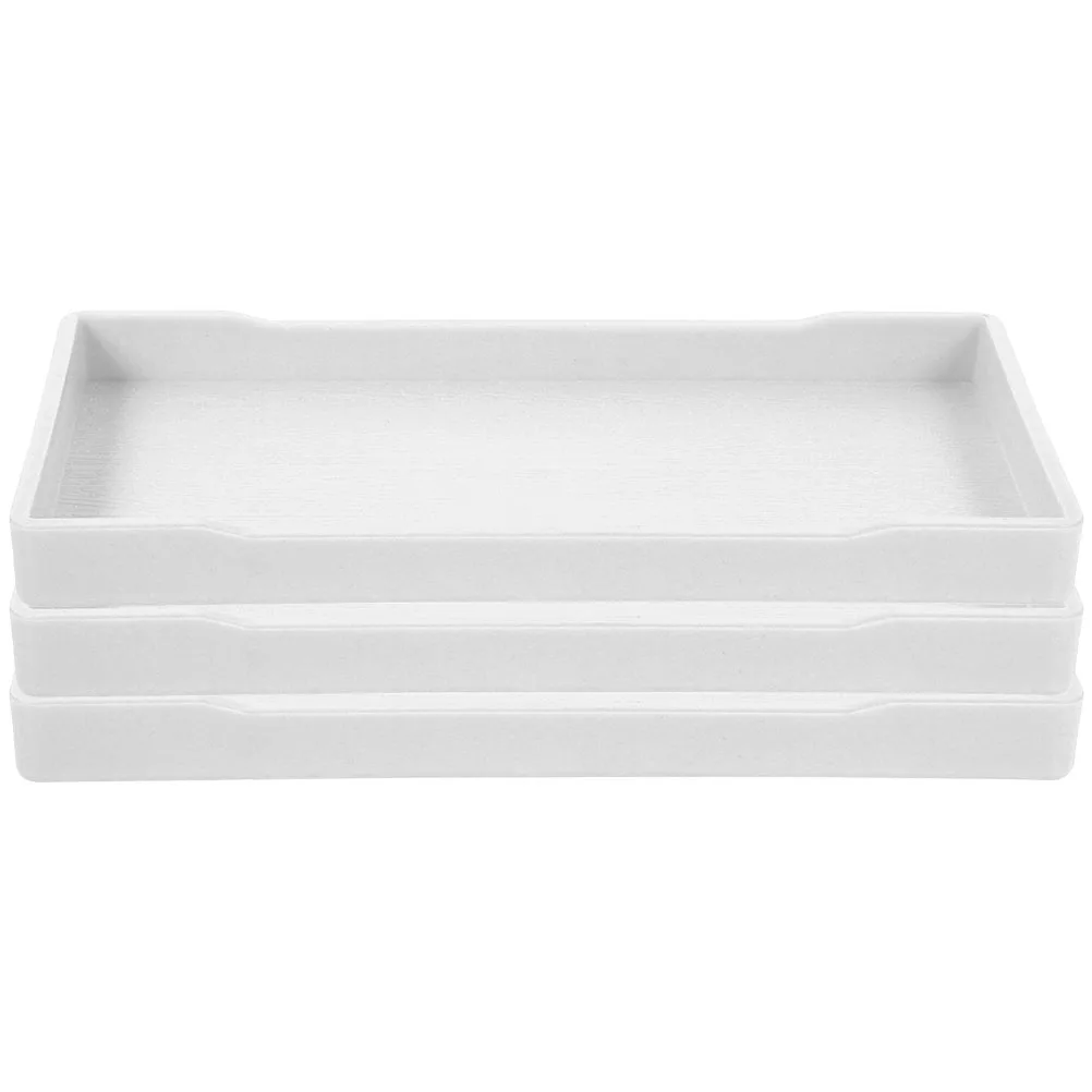 3 Pcs Melamine Bathroom Vanity Trays Storage Countertop Jewelry Tray For Kitchen Counter Sink Shower Organizers
3 Pcs Melamine Bathroom Vanity Trays Storage Countertop Jewelry Tray For Kitchen Counter Sink Shower Organizers