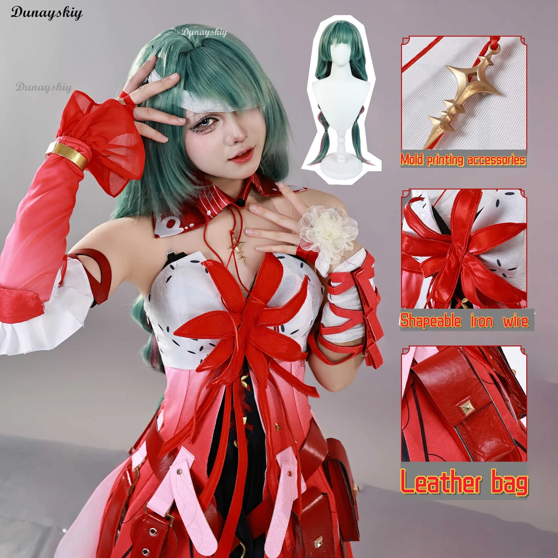 Phrolova Cosplay Game Wuthering Waves Phrolova Red Spider Lily Suit Gorgeous Dress Uniform Costume Wig Halloween Party Outfit
Phrolova Cosplay Game Wuthering Waves Phrolova Red Spider Lily Suit Gorgeous Dress Uniform Costume Wig Halloween Party Outfit