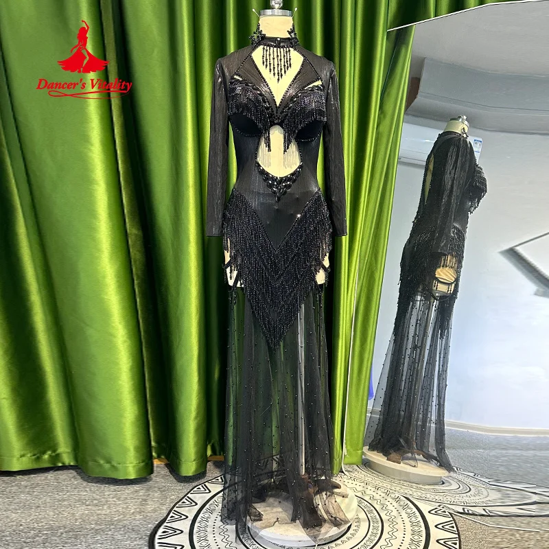 BellyDance Costume Women Customization Senior Diamond Bra+Tassel Dress+Mesh Long Skirt 3pcs Oriental Dance Competition Outfit
BellyDance Costume Women Customization Senior Diamond Bra+Tassel Dress+Mesh Long Skirt 3pcs Oriental Dance Competition Outfit