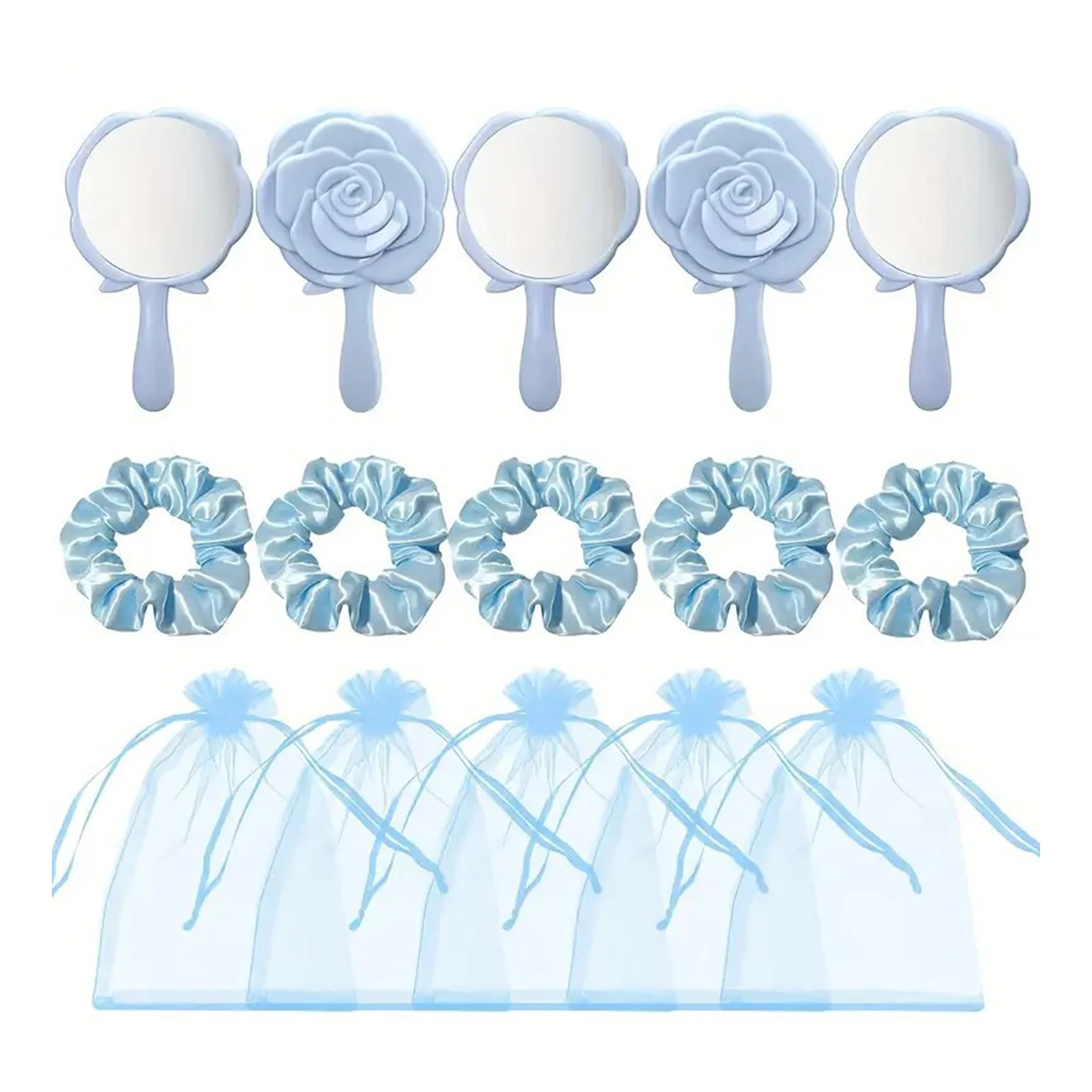Retro Rose Makeup Mirror Makeup Portable Hand-held Small Mirror Hair Band Storage Bag Shape Storage Set -15-piece Girl Gift
Retro Rose Makeup Mirror Makeup Portable Hand-held Small Mirror Hair Band Storage Bag Shape Storage Set -15-piece Girl Gift