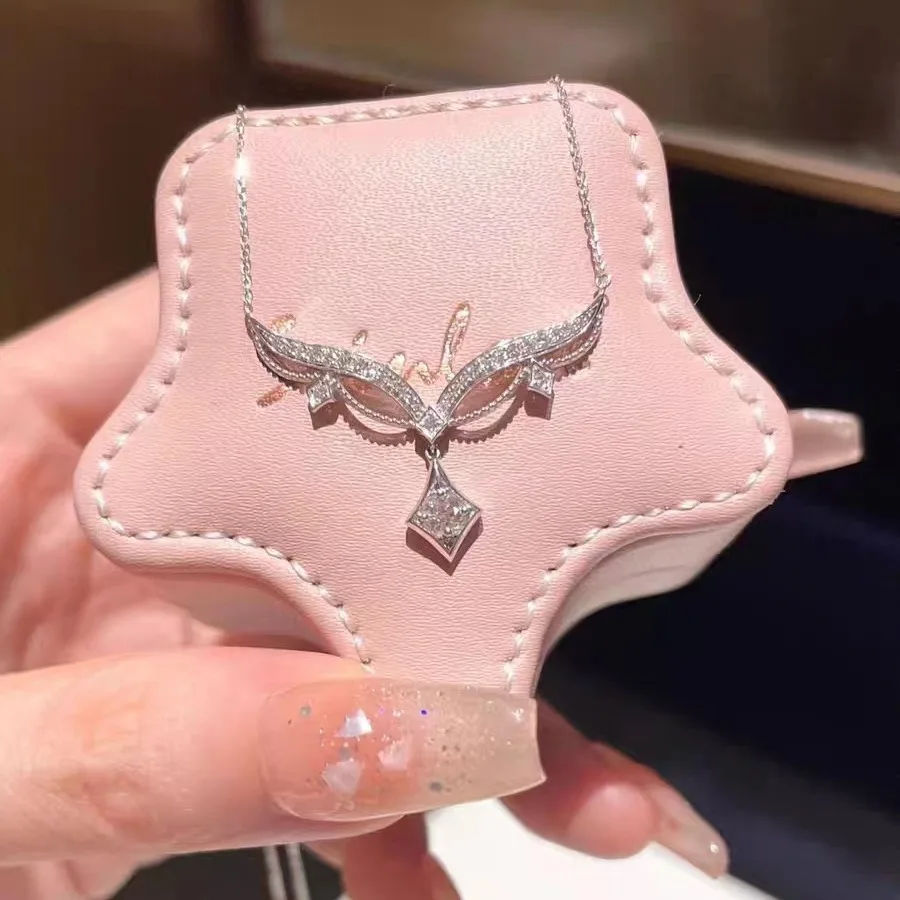 Sweet style High quality silver 925 studded diamond star necklace classics exquisite collar chain wedding fine jewelry
Sweet style High quality silver 925 studded diamond star necklace classics exquisite collar chain wedding fine jewelry