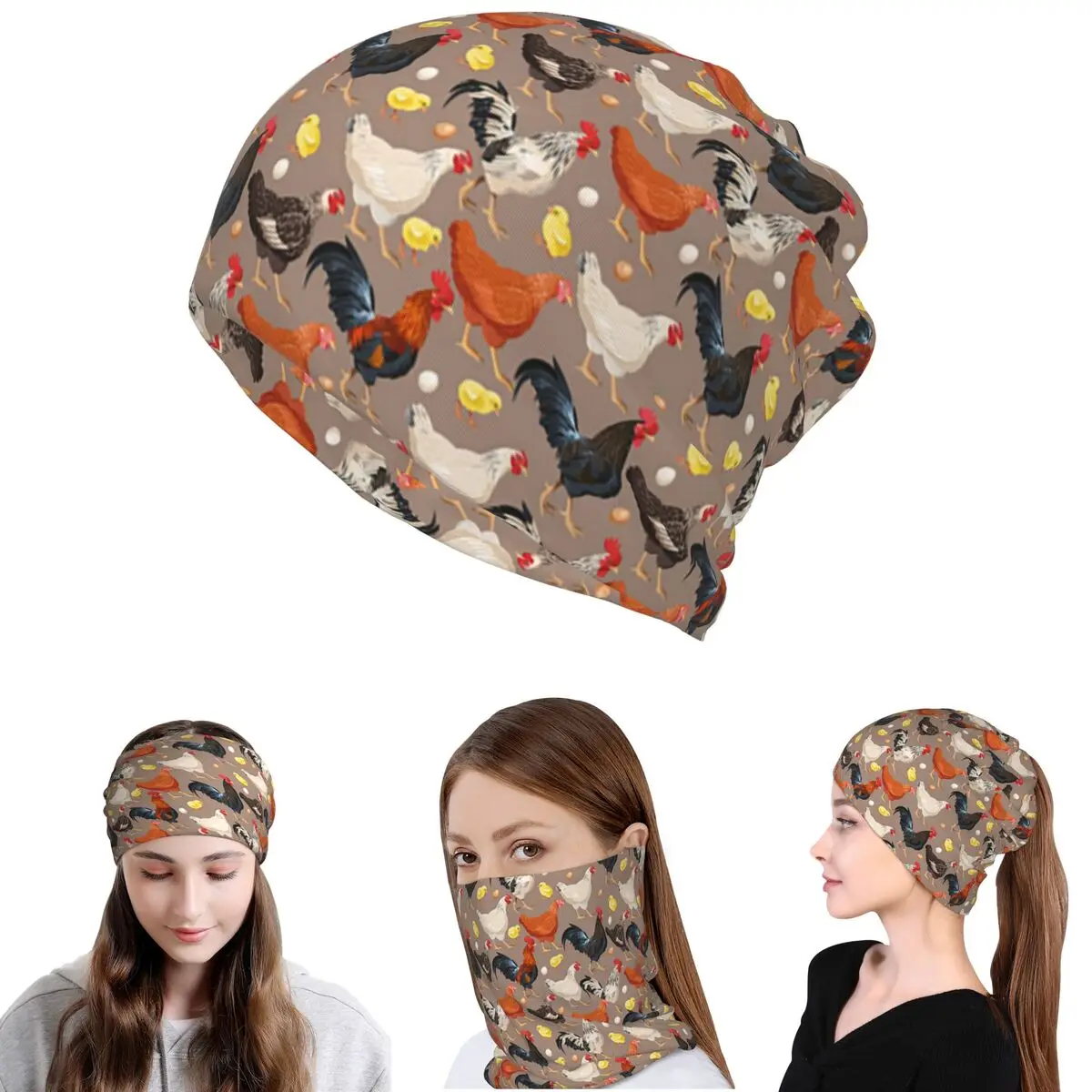 Chicken Animal Chicken Theme Bandana Neck Cover Wrap Scarf Warm Headband Beanies Hat Unisex Adult Breathable
Chicken Animal Chicken Theme Bandana Neck Cover Wrap Scarf Warm Headband Beanies Hat Unisex Adult Breathable