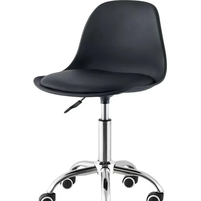 //Office Chair Adjustable Headrest Black White Leather Chrome Base Steel Swivel Chair For Dining Office Factory
//Office Chair Adjustable Headrest Black White Leather Chrome Base Steel Swivel Chair For Dining Office Factory