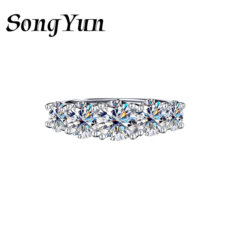 4 127 SONGYUN Brand Jewelry 925 Sterling Silver Ring VVS Moissanite Artisan Ring for Partner 18K Gold Plated SYT Patent Fine Jew
4 127 SONGYUN Brand Jewelry 925 Sterling Silver Ring VVS Moissanite Artisan Ring for Partner 18K Gold Plated SYT Patent Fine Jew