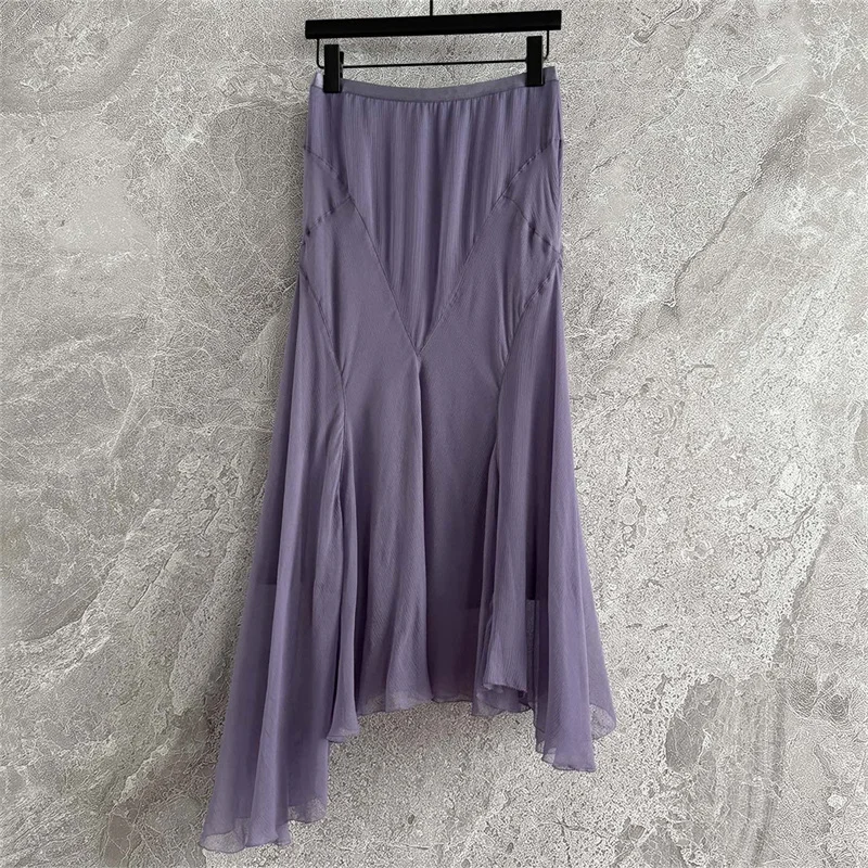 Skirts for women New irregular splicing high waisted long skirt for summer 2025 Elastic waist women's half skirt pleated skirt
Skirts for women New irregular splicing high waisted long skirt for summer 2025 Elastic waist women's half skirt pleated skirt