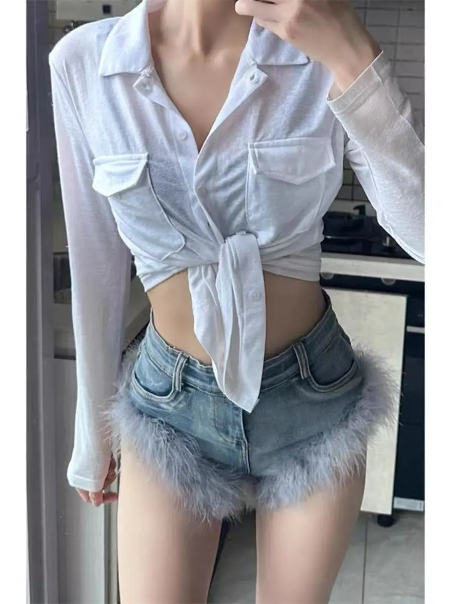 2025 Y2k New High-waisted Slimming Leggings Women's Hot Pants Elastic Summer Jeans Sexy Leg Length
2025 Y2k New High-waisted Slimming Leggings Women's Hot Pants Elastic Summer Jeans Sexy Leg Length