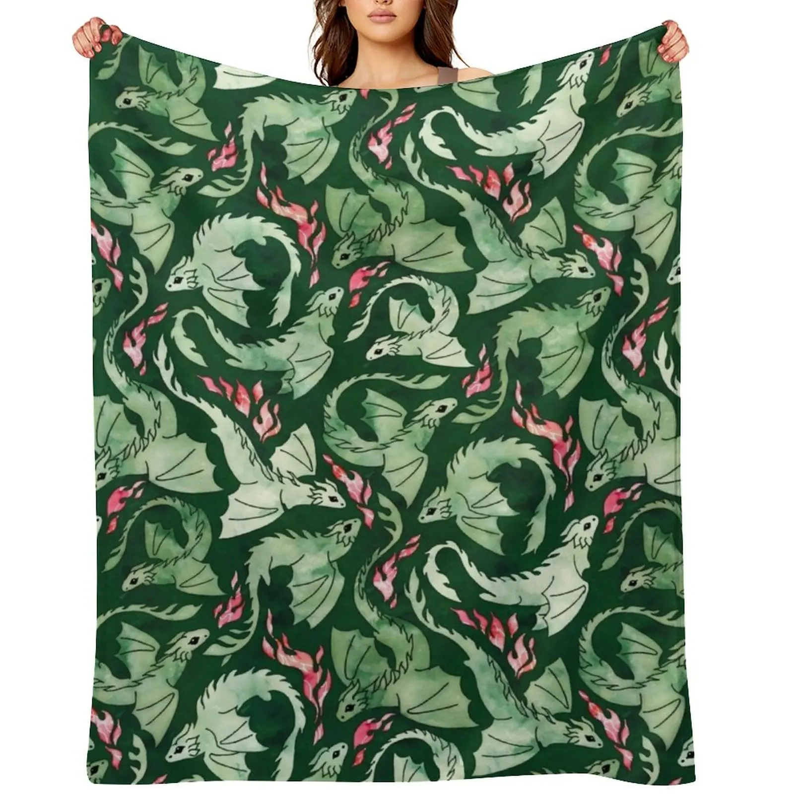 Dragon fire dark green Throw Blanket Fashion Sofas for babies Multi-Purpose Extra Large Throw Blankets
Dragon fire dark green Throw Blanket Fashion Sofas for babies Multi-Purpose Extra Large Throw Blankets