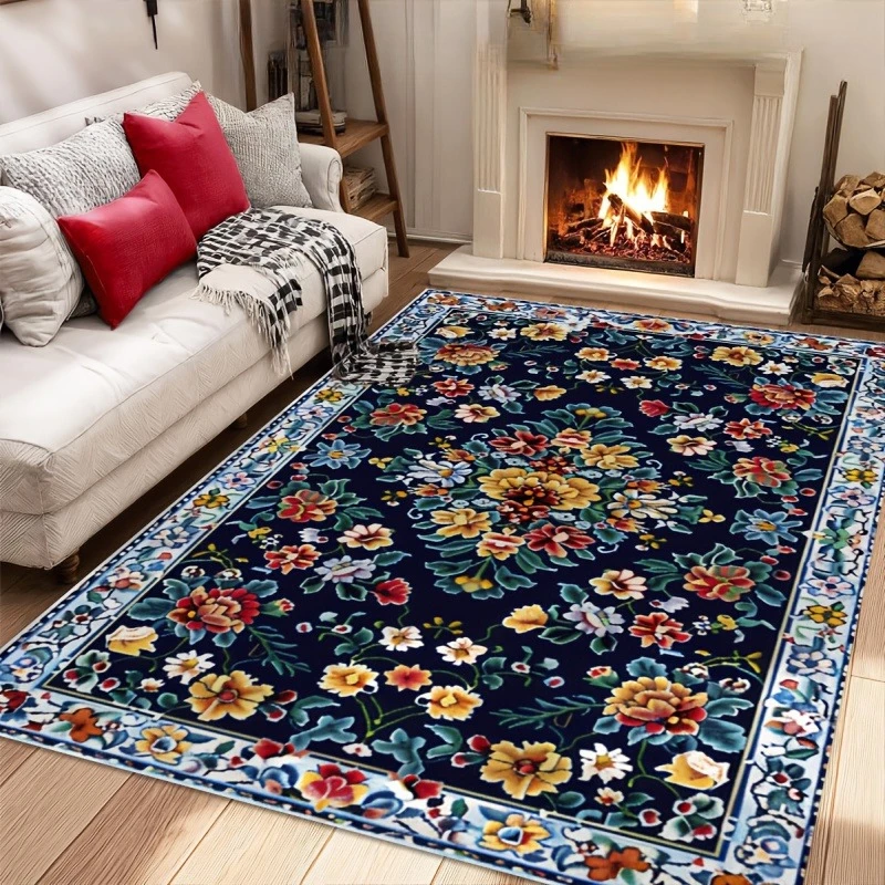 Bohemian National Style Living Room Bedroom Sofa Bedside Carpet Soft Flannel Non-Slip and Dirt Resistant Home Decor Anti-slip 
Bohemian National Style Living Room Bedroom Sofa Bedside Carpet Soft Flannel Non-Slip and Dirt Resistant Home Decor Anti-slip
