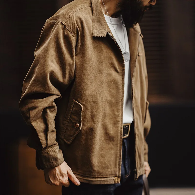 Maden повседневная вельветовая мужская куртка Harrington G9 Jaet, осенний сезон, свободная посадка, длинная верхняя одежда с воротником-стойкой, молодежный тренд
Maden повседневная вельветовая мужская куртка Harrington G9 Jaet, осенний сезон, свободная посадка, длинная верхняя одежда с воротником-стойкой, молодежный тренд