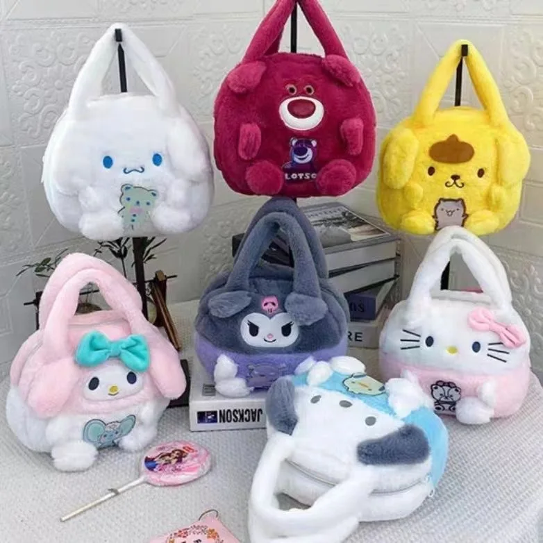 Плюшевая сумка Sanrio, рюкзак, сумка-мессенджер, сумка, милая аниме кавайная сумка Hello Kitty Kuromi, декоративная сумка для хранения, подарок на день рождения для девушки
Плюшевая сумка Sanrio, рюкзак, сумка-мессенджер, сумка, милая аниме кавайная сумка Hello Kitty Kuromi, декоративная сумка для хранения, подарок на день рождения для девушки
