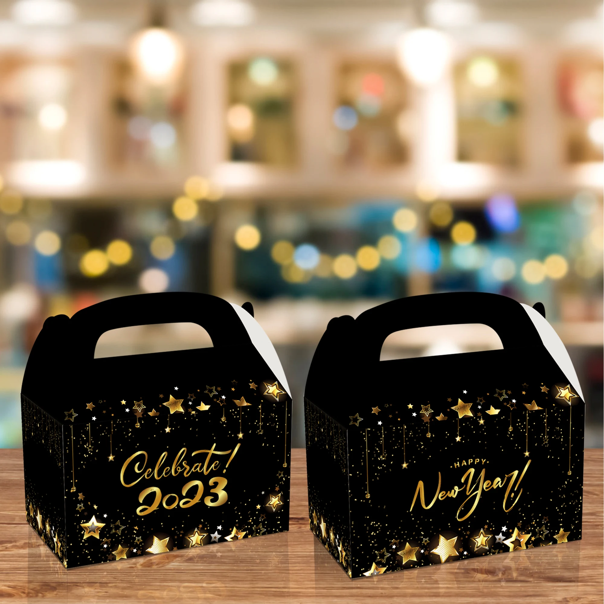 DD208 4Pcs Party Supplies 2023 Black Happy New Year Birthday Cake Candy Packing Portable Paper Gift Box Spring Festival
DD208 4Pcs Party Supplies 2023 Black Happy New Year Birthday Cake Candy Packing Portable Paper Gift Box Spring Festival