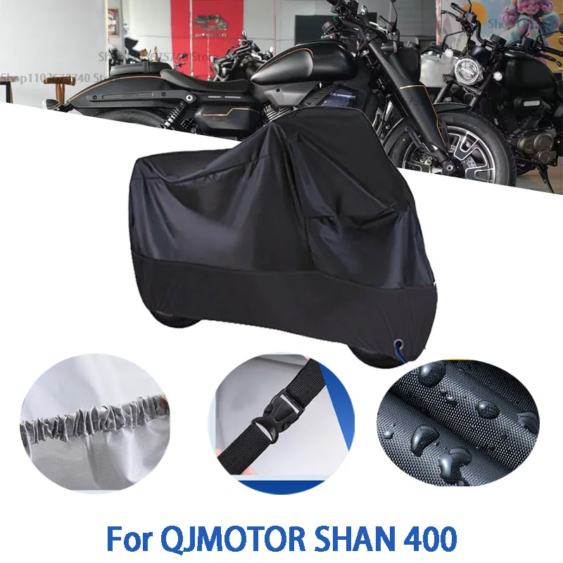 Motorcycle Full Covers For QJMOTOR SHAN 400 Car Outdoors Sun Protection Dust No Ear Thickened Oxford Clothcover Accessories
Motorcycle Full Covers For QJMOTOR SHAN 400 Car Outdoors Sun Protection Dust No Ear Thickened Oxford Clothcover Accessories