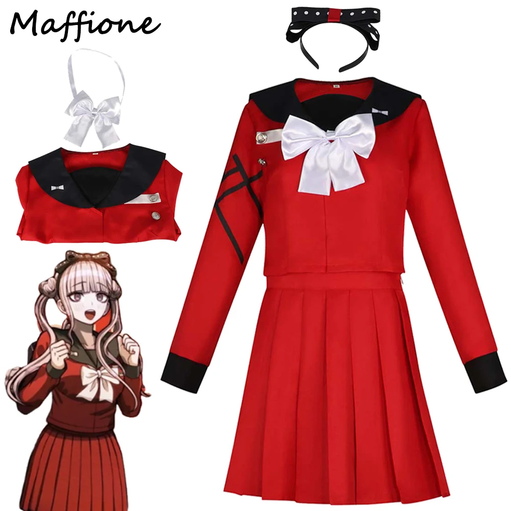 Game Hundred Line Tsukumo Kako Cosplay Red Costume Women Disguise Skirts Bow Tie Headgear Full Set Outfits Halloween Party Suits
Game Hundred Line Tsukumo Kako Cosplay Red Costume Women Disguise Skirts Bow Tie Headgear Full Set Outfits Halloween Party Suits
