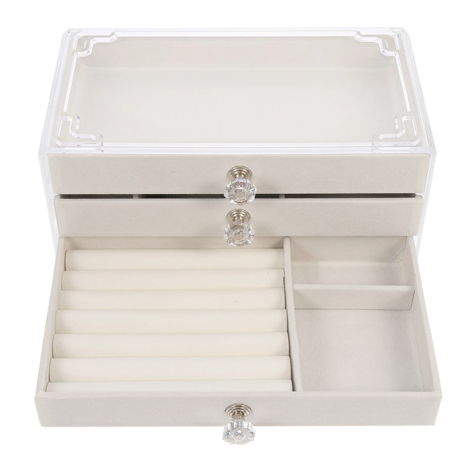 Jewelry Box Earrings Storage ganizer ABS Material Home Decor Multi Function Necklace Bracelet Container Elegant Design
Jewelry Box Earrings Storage ganizer ABS Material Home Decor Multi Function Necklace Bracelet Container Elegant Design