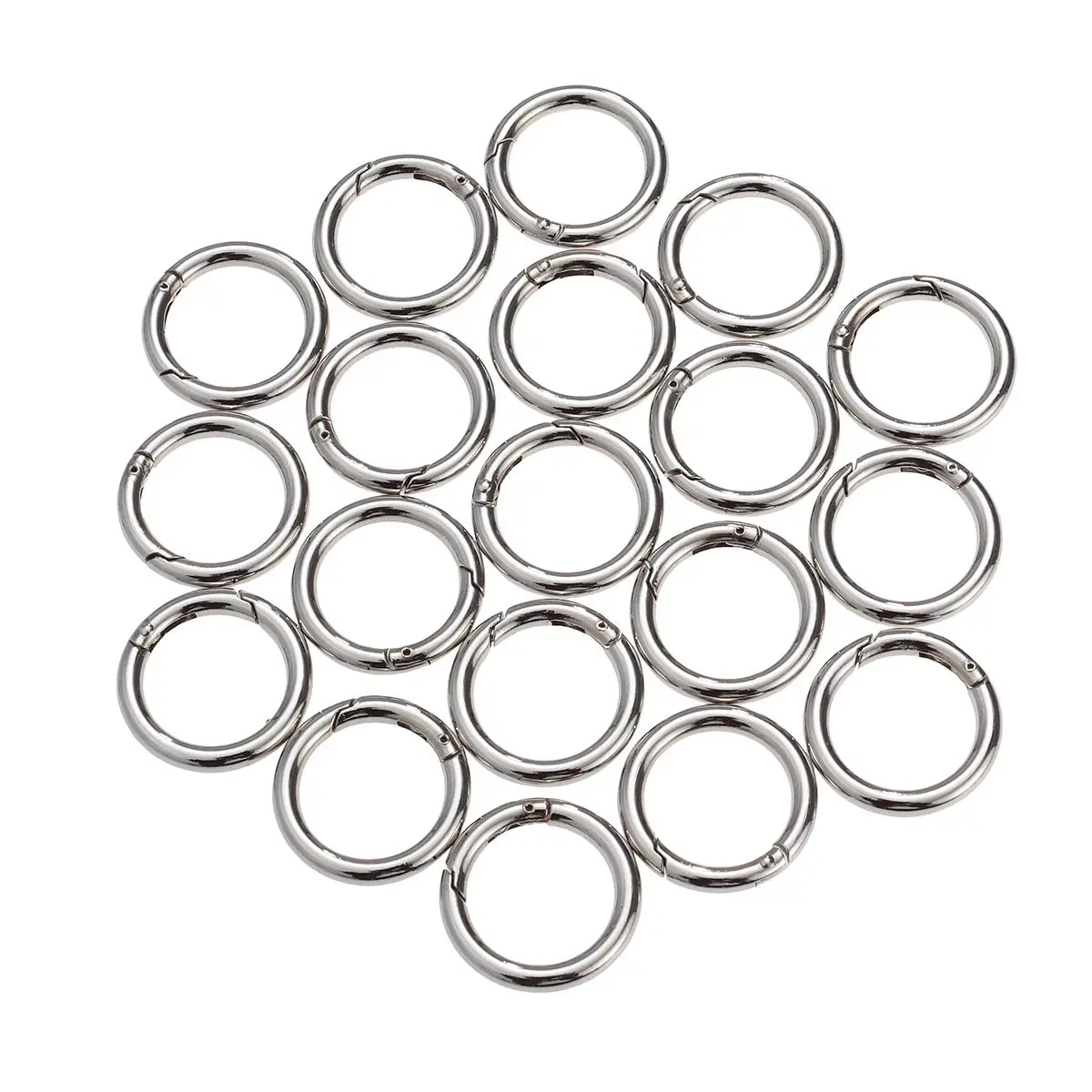 20 Pcs Open Jump Rings Zinc Alloy Durable Rust Resistant Jewelry Making Vintage Keyring Spring Buckle Split Ring
20 Pcs Open Jump Rings Zinc Alloy Durable Rust Resistant Jewelry Making Vintage Keyring Spring Buckle Split Ring