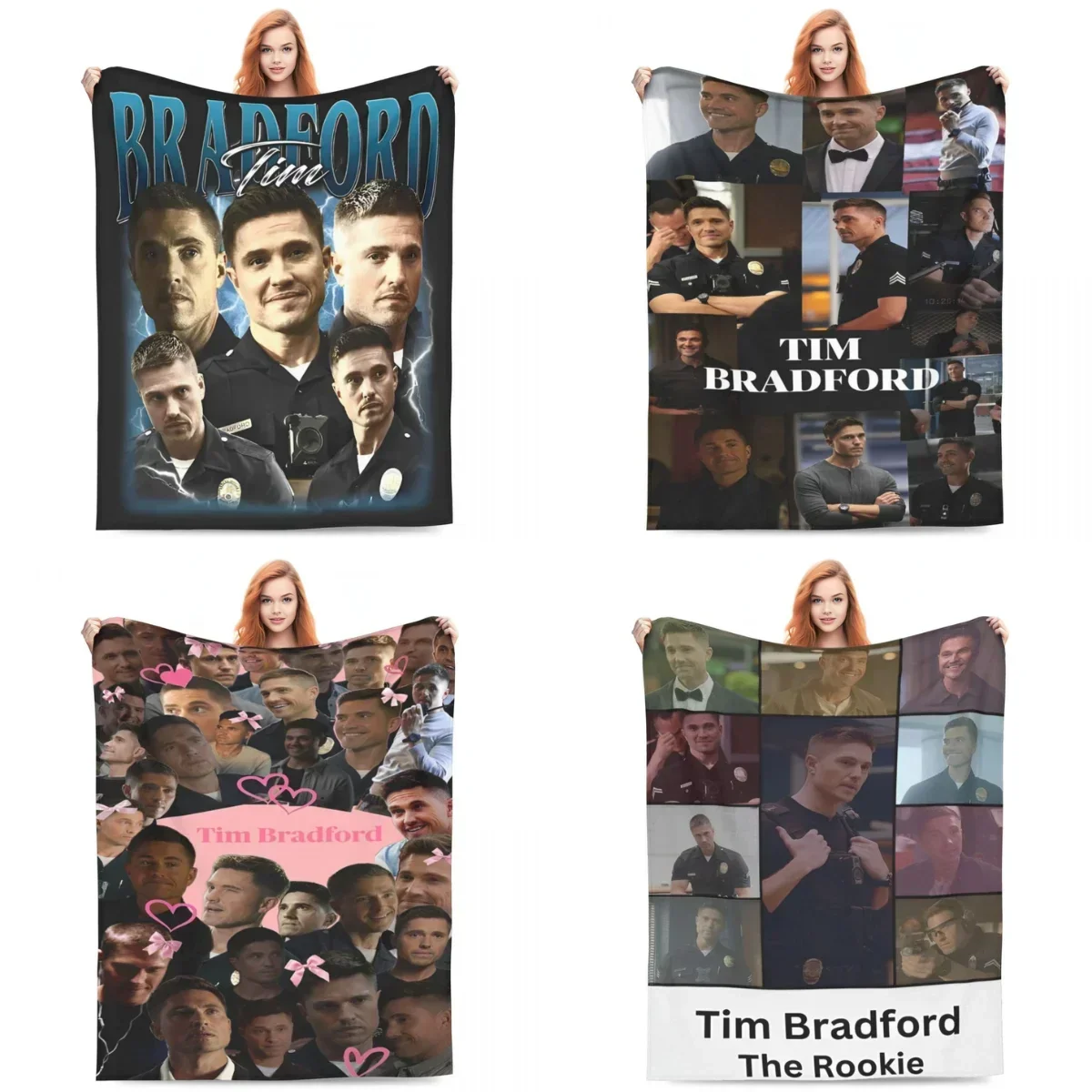 Super Warm Blanket Airplane Travel Tim Bradford Throw Blanket TV Series Flannel Bedspread For Outdoor Comfortable Sofa Bed Cover
Super Warm Blanket Airplane Travel Tim Bradford Throw Blanket TV Series Flannel Bedspread For Outdoor Comfortable Sofa Bed Cover