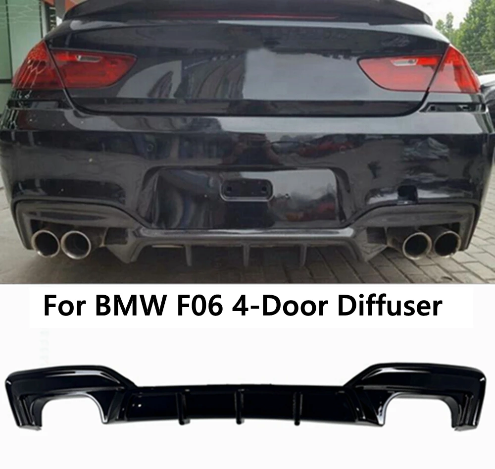 For BMW 6 Series F06 4-Door Only for MT-Sport Edition Black Carbon LOOK Rear Bumper Diffuser Lip 2012-2016
For BMW 6 Series F06 4-Door Only for MT-Sport Edition Black Carbon LOOK Rear Bumper Diffuser Lip 2012-2016