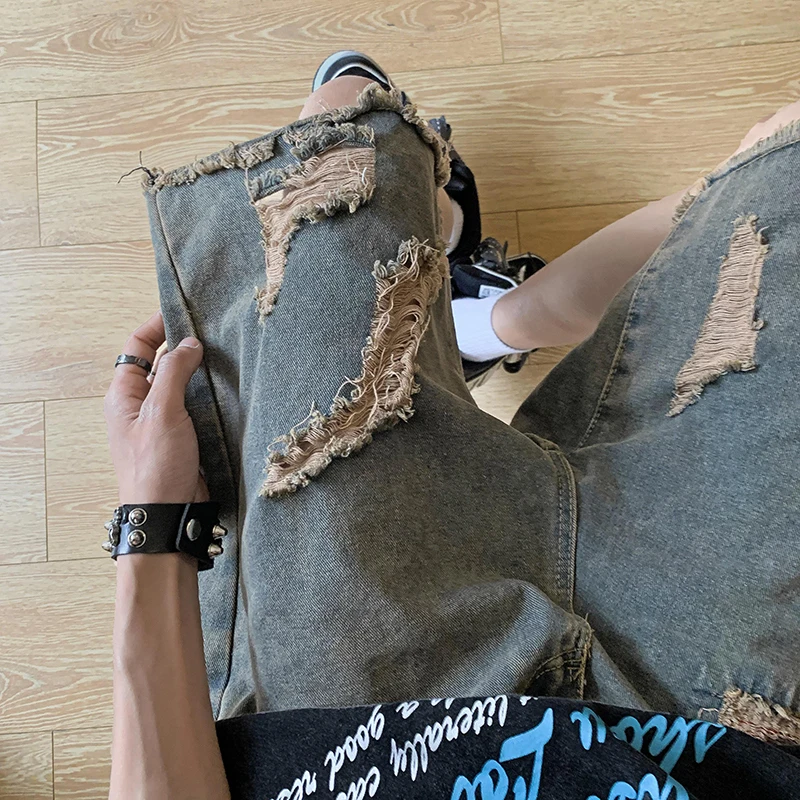 Men's Summer Slim Fit Straight Leg Short Jeans Casual Washed out Pocket Wide Leg mid Waist Zipper Fly Blue Denim Shorts
Men's Summer Slim Fit Straight Leg Short Jeans Casual Washed out Pocket Wide Leg mid Waist Zipper Fly Blue Denim Shorts