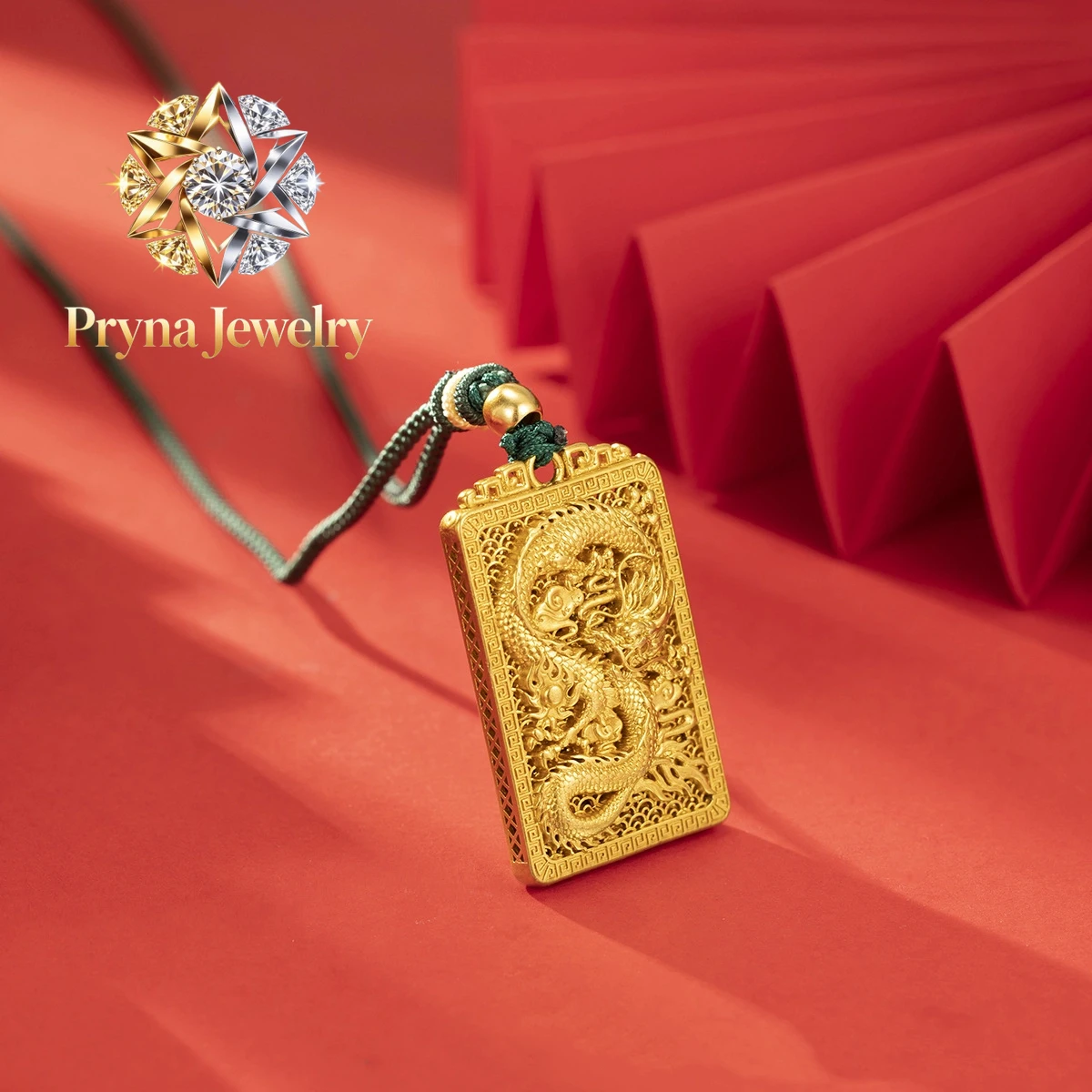 Pryna Jewelry 9999 24K real gold dragon teng domineering pendant ancient method golden national style divine beast totem jewel
Pryna Jewelry 9999 24K real gold dragon teng domineering pendant ancient method golden national style divine beast totem jewel