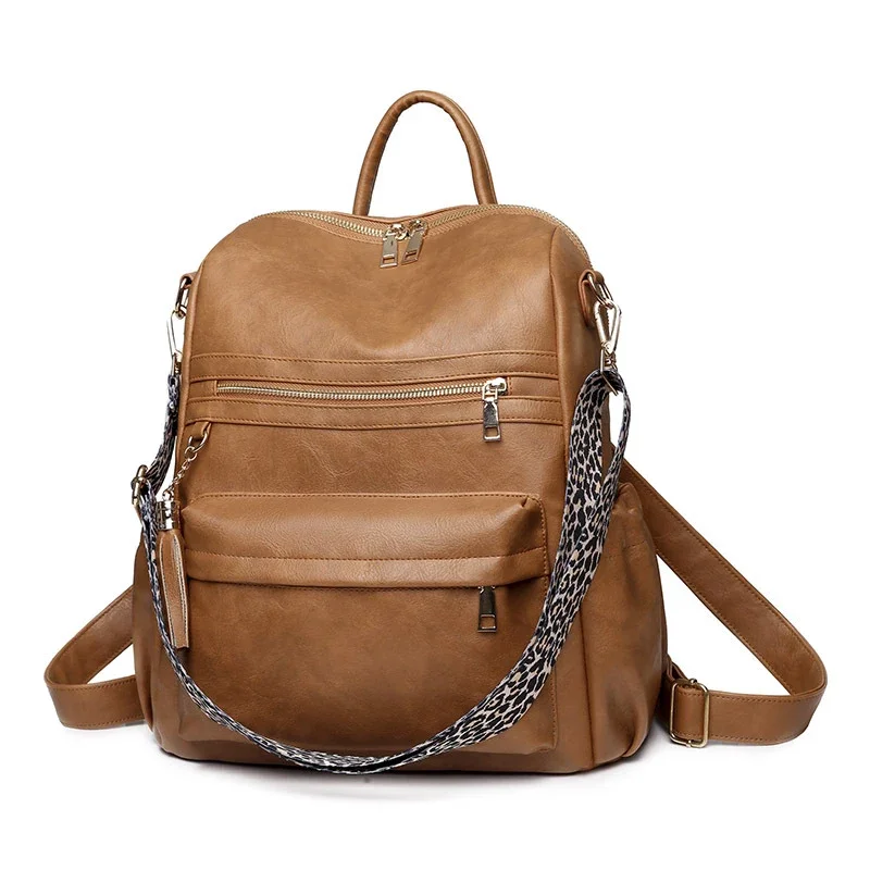 Winter Women Casual Backpack PU Leather School Backpack for Teenager Girls Travel Backpack Vintage Fashion Leopard Shoulder Bags
Winter Women Casual Backpack PU Leather School Backpack for Teenager Girls Travel Backpack Vintage Fashion Leopard Shoulder Bags