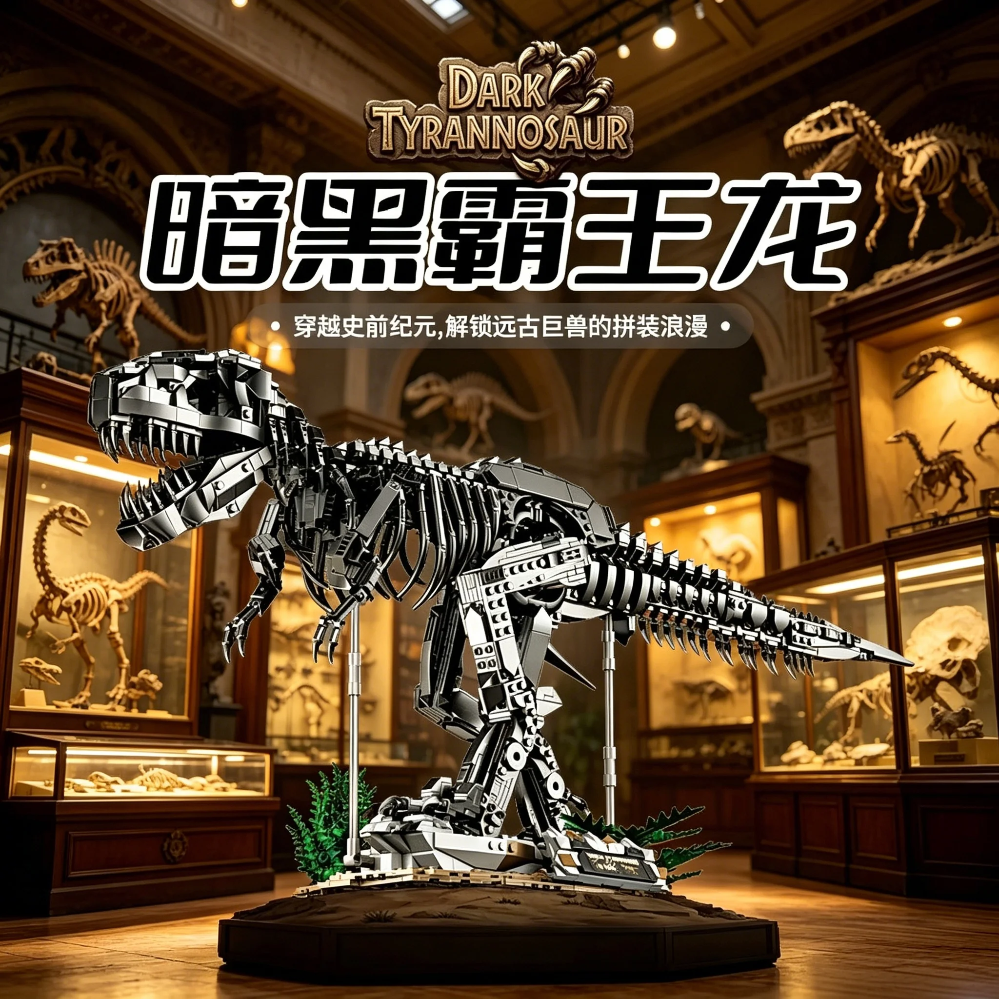 1876PCS Tyrannosaurus Rex Skeleton Ancient Large Jurassic Dinosaur Toy Building Blocks DIY Handmade Toy Ornament Birthday Gifts
1876PCS Tyrannosaurus Rex Skeleton Ancient Large Jurassic Dinosaur Toy Building Blocks DIY Handmade Toy Ornament Birthday Gifts