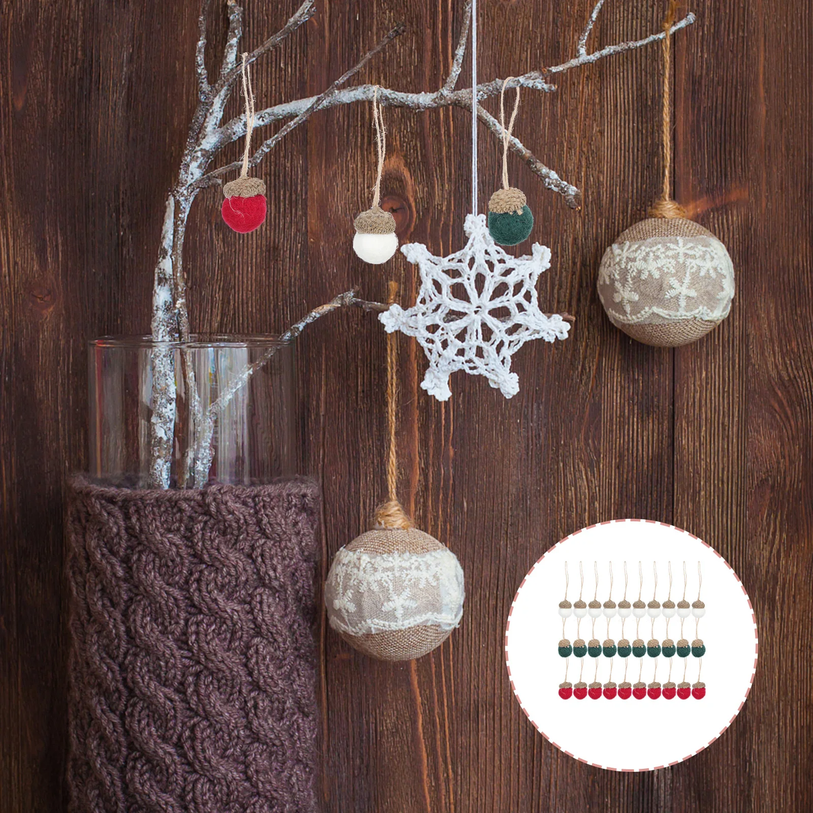 30Pcs Xmas Acorn Pendant Decorative Imitation Acorns Lightweight Christmas Decor Acorn Pendant Christmas Home Decor
30Pcs Xmas Acorn Pendant Decorative Imitation Acorns Lightweight Christmas Decor Acorn Pendant Christmas Home Decor