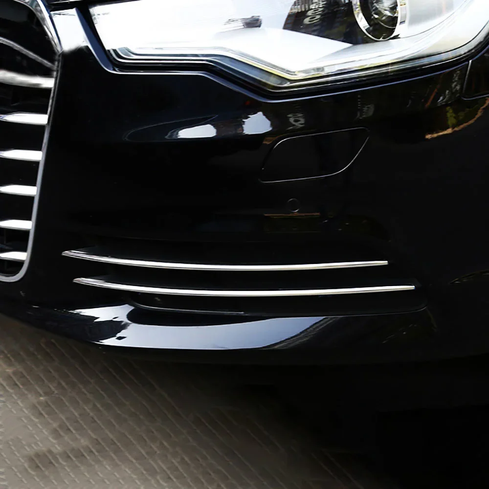 For Audi A6 C7 12-15 Stainless Steel ABS Car Front Fog Light Lamp Trims Bright Strip Interior Auto Accessories Decoration Cover
For Audi A6 C7 12-15 Stainless Steel ABS Car Front Fog Light Lamp Trims Bright Strip Interior Auto Accessories Decoration Cover