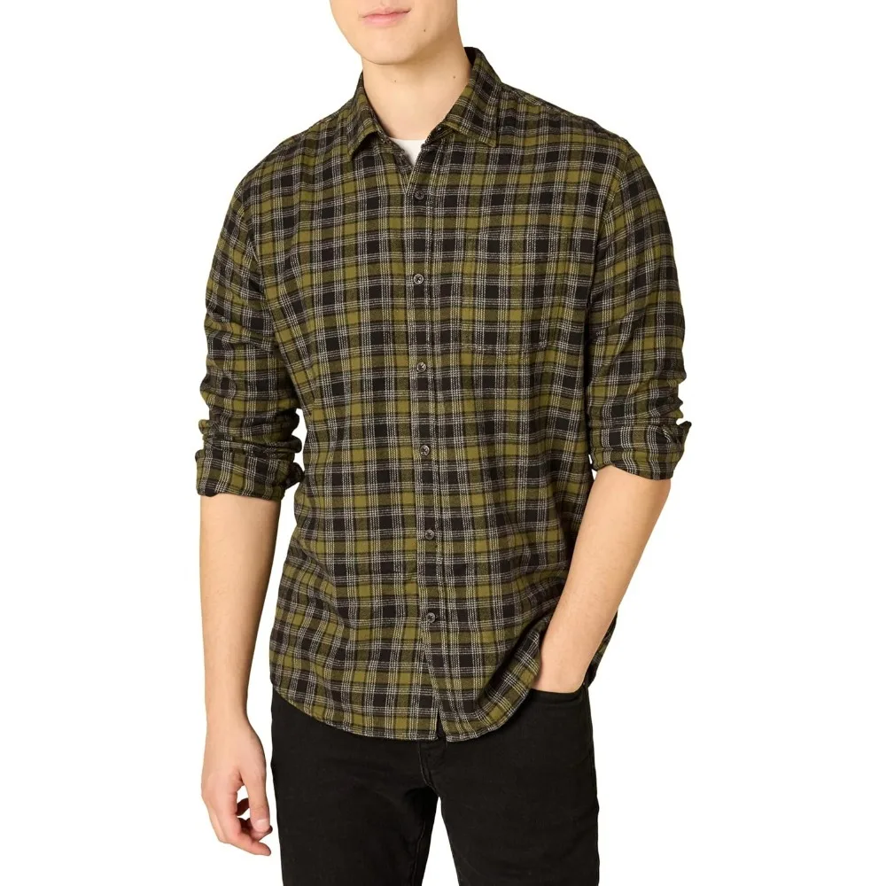 Amazon Essentials Men's Long-Sleeve Flannel Shirt
Amazon Essentials Men's Long-Sleeve Flannel Shirt