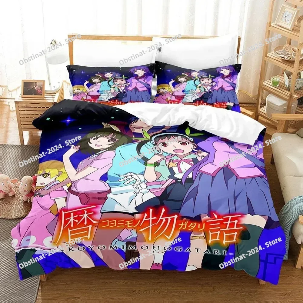 Fashion 3D Print Anime Monogatari Series Bedding Set Single Twin Full Queen King Size Bed Set Adult Kid Bedroom Duvet cover Sets
Fashion 3D Print Anime Monogatari Series Bedding Set Single Twin Full Queen King Size Bed Set Adult Kid Bedroom Duvet cover Sets