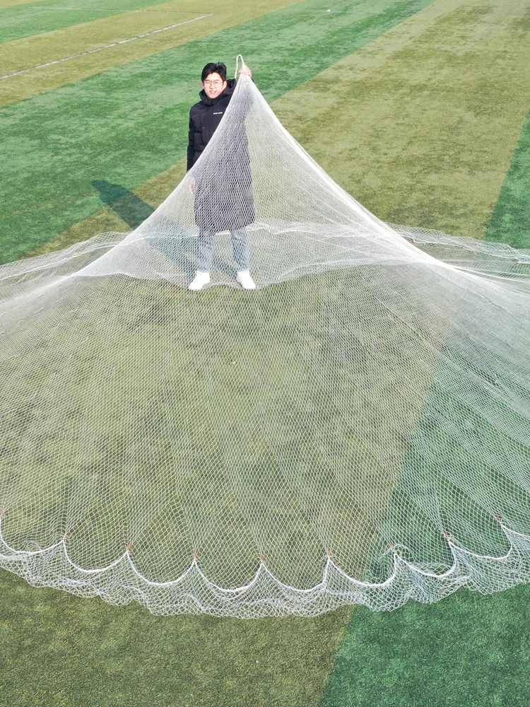 Traditional Handmade Fiing Net Cast Net Lead Sinkers Hand Town Net Large Durable Polyester Line Fiing Gear Outdoor Camp...
Traditional Handmade Fiing Net Cast Net Lead Sinkers Hand Town Net Large Durable Polyester Line Fiing Gear Outdoor Camp...