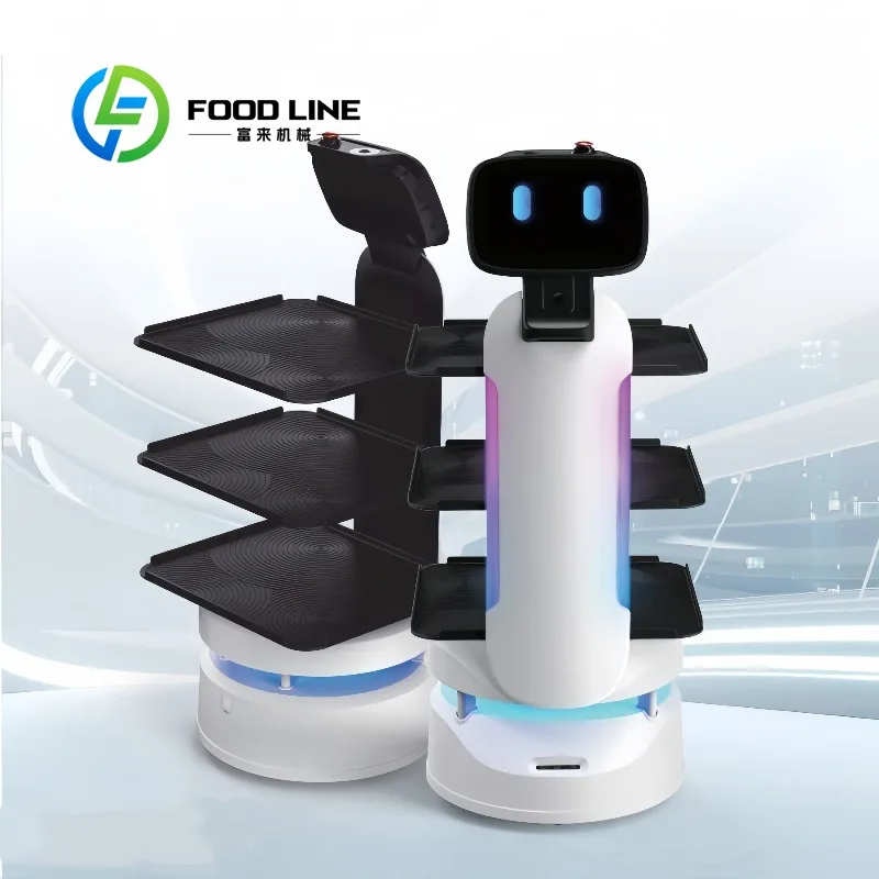AI Programmable Intelligent Delivery Robot Commercial Restaurant Service Robot Catering Use Customized
AI Programmable Intelligent Delivery Robot Commercial Restaurant Service Robot Catering Use Customized