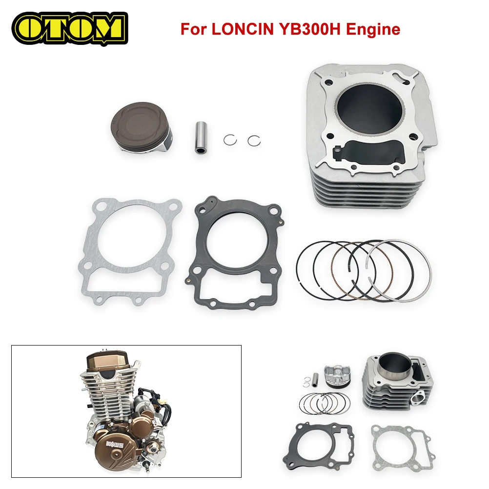 Мотоцикл для LONCIN YB300H комплект цилиндров 76 мм блок цилиндров поршневой штифт кольцо уплотнительная прокладка KEWS K23 HENGJIAN S7 4-тактный двигатель
Мотоцикл для LONCIN YB300H комплект цилиндров 76 мм блок цилиндров поршневой штифт кольцо уплотнительная прокладка KEWS K23 HENGJIAN S7 4-тактный двигатель