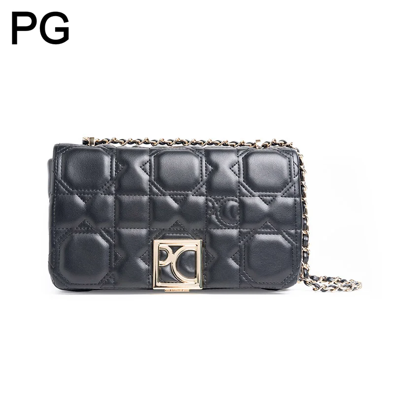 PG Diamond Quilted Flap Crossbody Bag Women Square Metal Logo Buckle Chain Strap Solid Color Classic Daily Purses
PG Diamond Quilted Flap Crossbody Bag Women Square Metal Logo Buckle Chain Strap Solid Color Classic Daily Purses