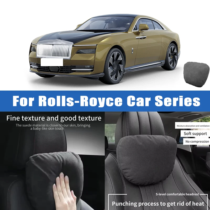 Top Quality Car Headrest Neck Support Seat Soft Neck Pillow Breathable For Rolls-Royce Phantom Ghost Cullinan Wraith Dawn
Top Quality Car Headrest Neck Support Seat Soft Neck Pillow Breathable For Rolls-Royce Phantom Ghost Cullinan Wraith Dawn