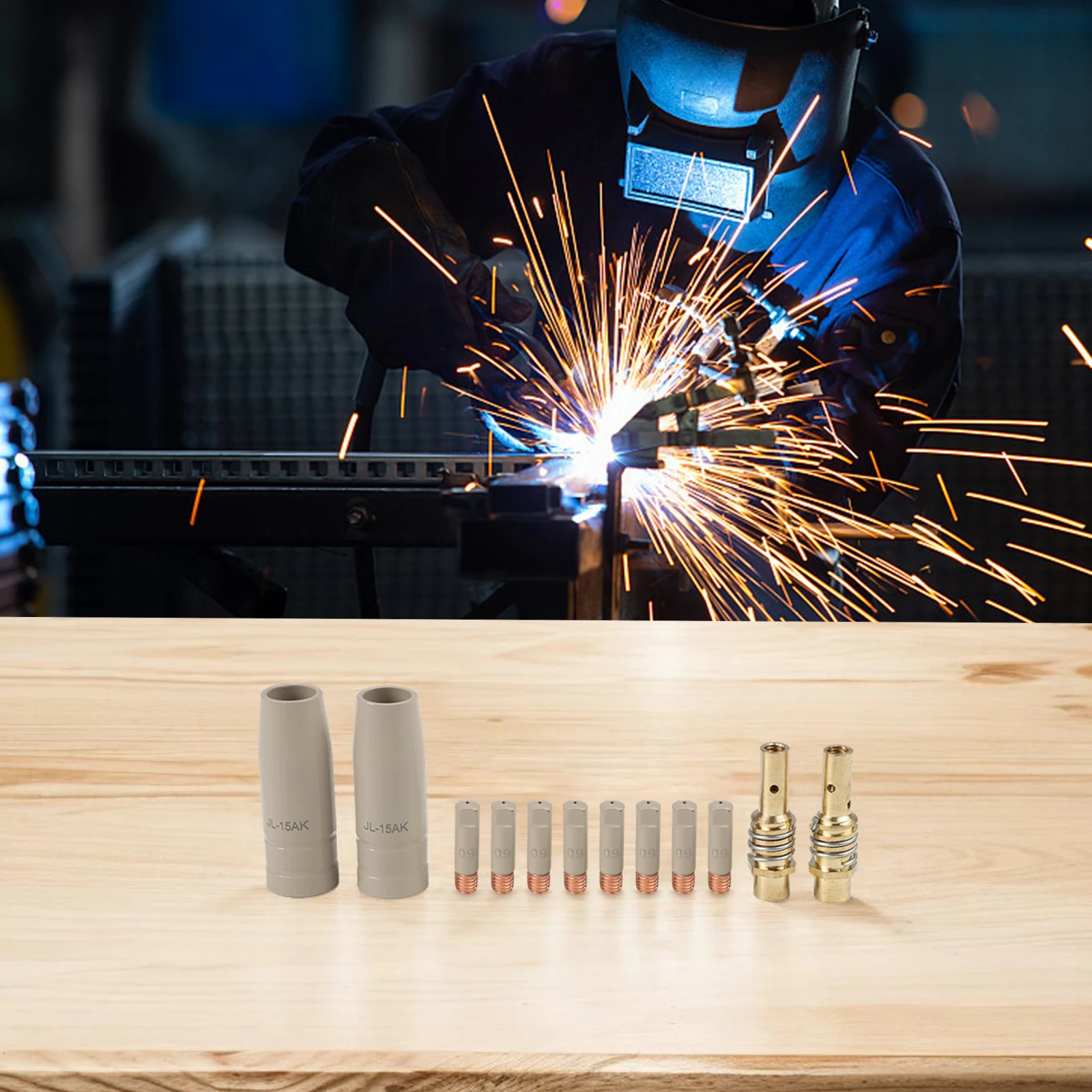 12 шт. для набора защитных насадок для сварочного покрытия 15AK с зажимами для медных электродов высокой чистоты для повышения проводимости
12 шт. для набора защитных насадок для сварочного покрытия 15AK с зажимами для медных электродов высокой чистоты для повышения проводимости