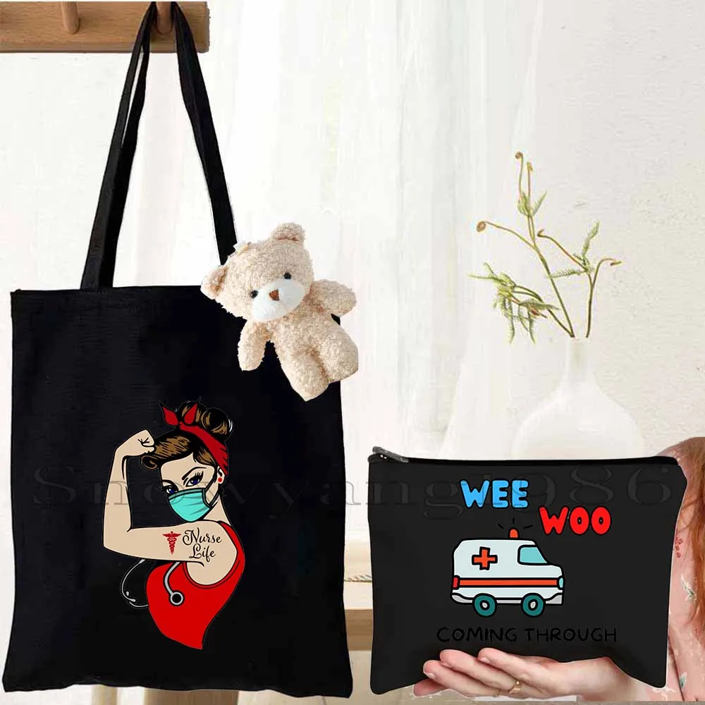 3PCS Love Nurse Life Floral Stethoscope Nursing Funny Human Anatomy Ambulance Medical Organs Canvas Totes Bag Shopper Handbags
3PCS Love Nurse Life Floral Stethoscope Nursing Funny Human Anatomy Ambulance Medical Organs Canvas Totes Bag Shopper Handbags