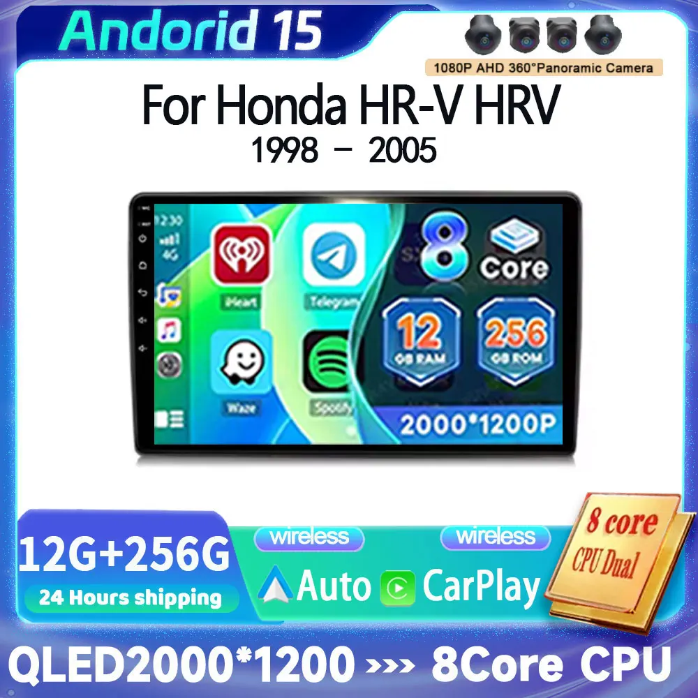 Автомобильный радиоприемник Android 15 для Honda HR-V HRV 1998-2005 гг., мультимедийный видеоплеер, GPS AI Voice CarPlay Auto DSP 4G 7862S, головное устройство
Автомобильный радиоприемник Android 15 для Honda HR-V HRV 1998-2005 гг., мультимедийный видеоплеер, GPS AI Voice CarPlay Auto DSP 4G 7862S, головное устройство