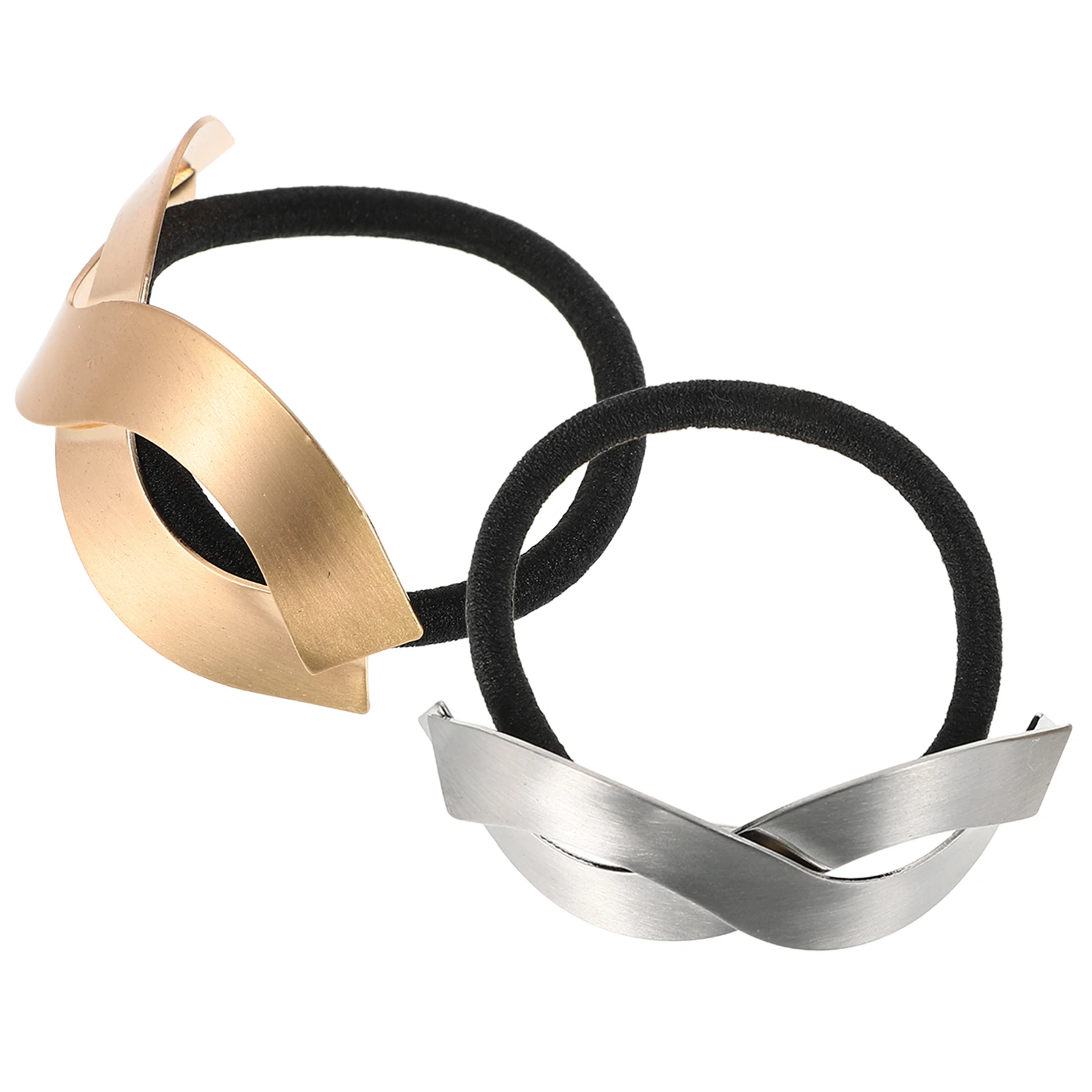 2pcs Ring Accessories Elastic Ponytail Holder Smooth Surface High Elasticity Metal Alloy Ties for Women Girls Stylish Hair
2pcs Ring Accessories Elastic Ponytail Holder Smooth Surface High Elasticity Metal Alloy Ties for Women Girls Stylish Hair