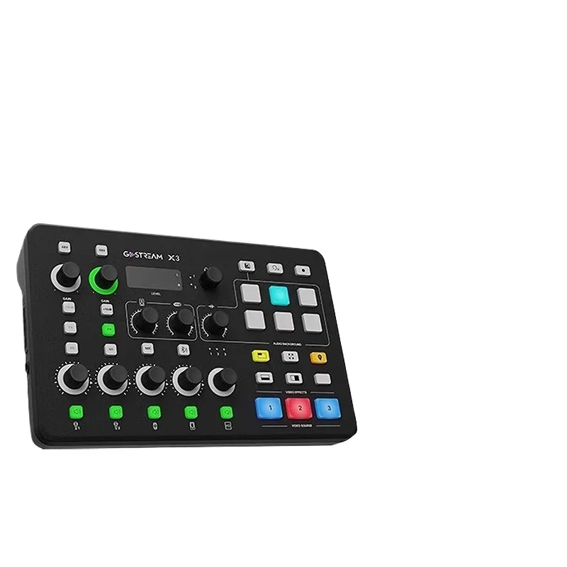 X3 three-position guide station switcher audio & video live stream push recording integrated sound card Canon au
X3 three-position guide station switcher audio & video live stream push recording integrated sound card Canon au