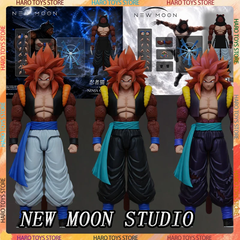 New Moon Studio Ninja Cat Gogeta SSJ4 Action Figures Dragon Ball Super Saiyan Anime Figure KONG Beast Deities Goku Model Toys
New Moon Studio Ninja Cat Gogeta SSJ4 Action Figures Dragon Ball Super Saiyan Anime Figure KONG Beast Deities Goku Model Toys
