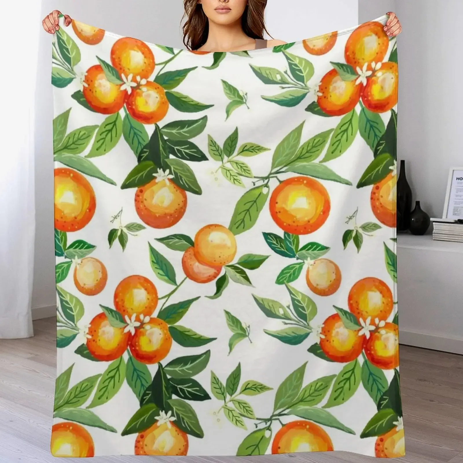 Orange Grove Garden Throw Blanket Summer Vintage for winter Large Blankets
Orange Grove Garden Throw Blanket Summer Vintage for winter Large Blankets