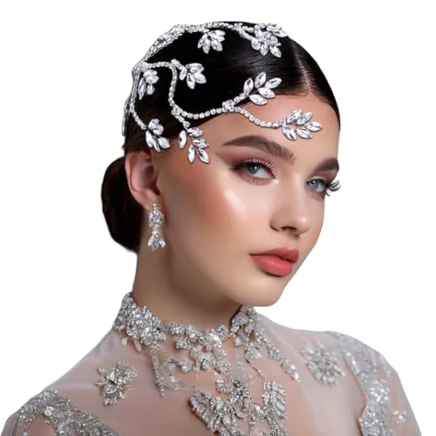 Wedding Headband Crystal Bridal Headpiece Rhinestone Hair Accessories for Women Bride and Bridesmaids
Wedding Headband Crystal Bridal Headpiece Rhinestone Hair Accessories for Women Bride and Bridesmaids