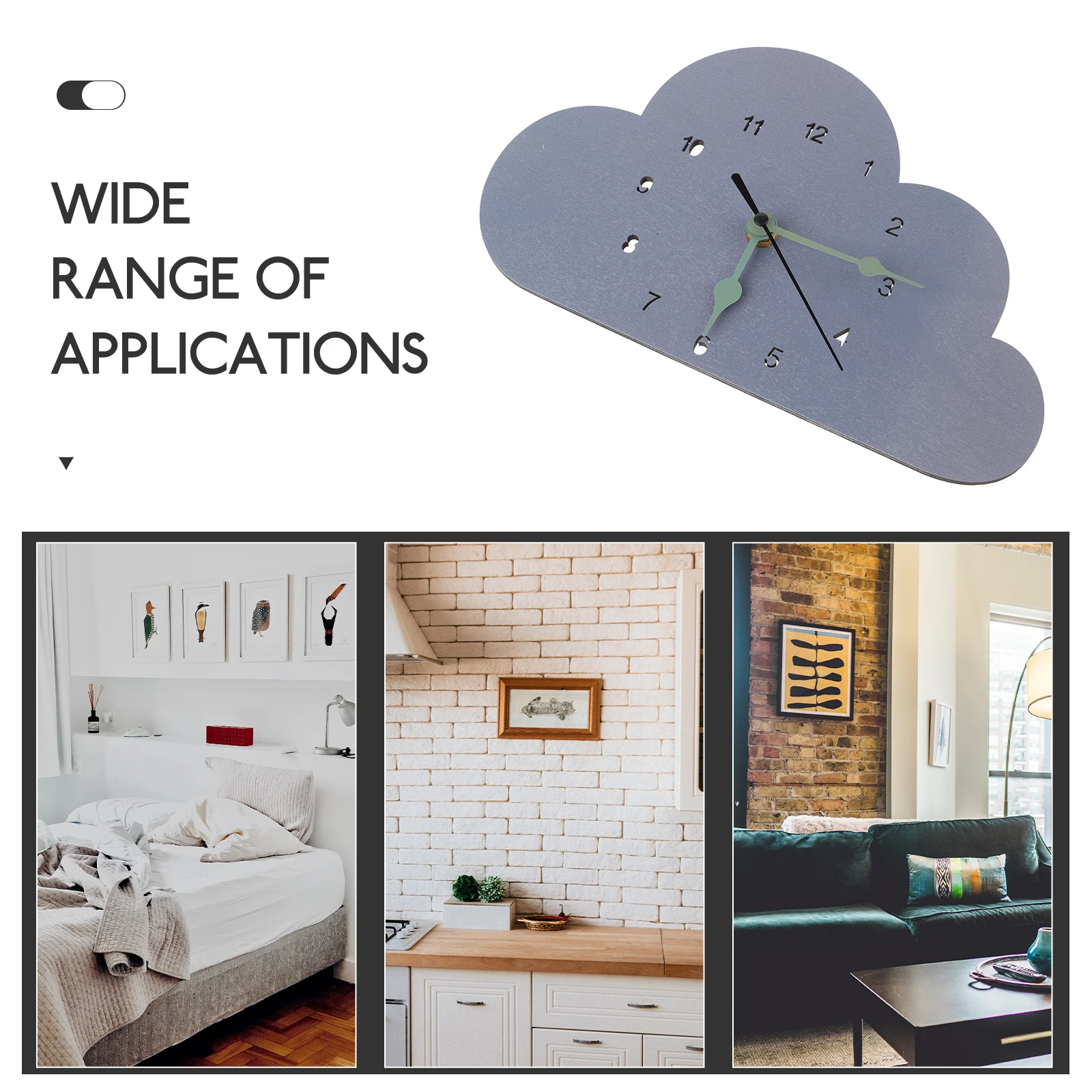 1pc Cloud-Shaped Wall Clock Nordic Minimalist Silent Desktop Clock For Bedroom Dorm Home Office Light Grey Hollow Design
1pc Cloud-Shaped Wall Clock Nordic Minimalist Silent Desktop Clock For Bedroom Dorm Home Office Light Grey Hollow Design