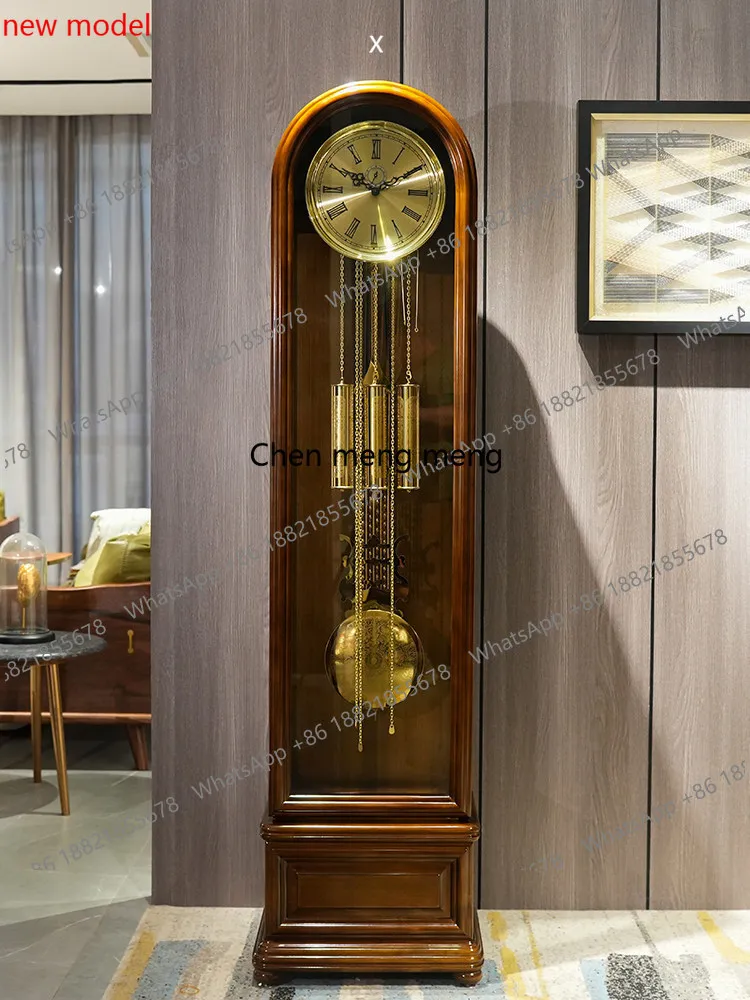 Living room home new Chinese European large clock retro, vertical pendulum clock
Living room home new Chinese European large clock retro, vertical pendulum clock