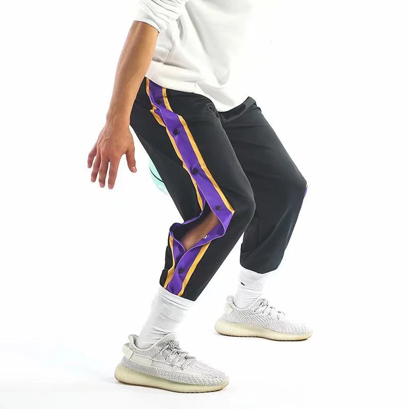 Sports Pants Men Casual Loose Legged Pants Basketball Training Full-opening Button-down Pants Men's Clothing Sweatpants Male
Sports Pants Men Casual Loose Legged Pants Basketball Training Full-opening Button-down Pants Men's Clothing Sweatpants Male