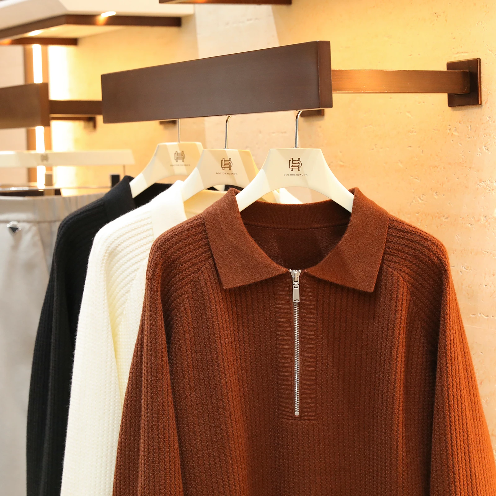 Spring Autumn New Sle Men's Busin Casual Thiened Knitted Sweater f Zipper Collar Faionable Urban Faion Wool Blend
Spring Autumn New Sle Men's Busin Casual Thiened Knitted Sweater f Zipper Collar Faionable Urban Faion Wool Blend