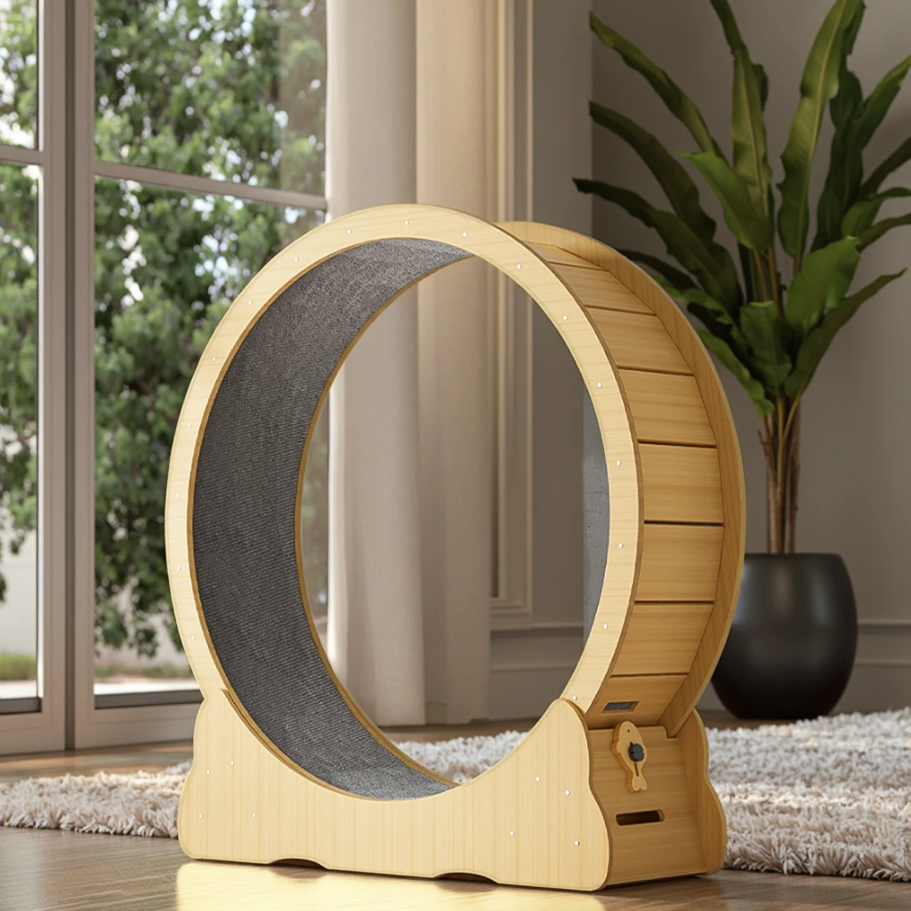 Cat Exercise Running Wheel Exerciser Fun Treadmill Fiber Board Pet Cat Tree Interactive Toy for Cats
Cat Exercise Running Wheel Exerciser Fun Treadmill Fiber Board Pet Cat Tree Interactive Toy for Cats